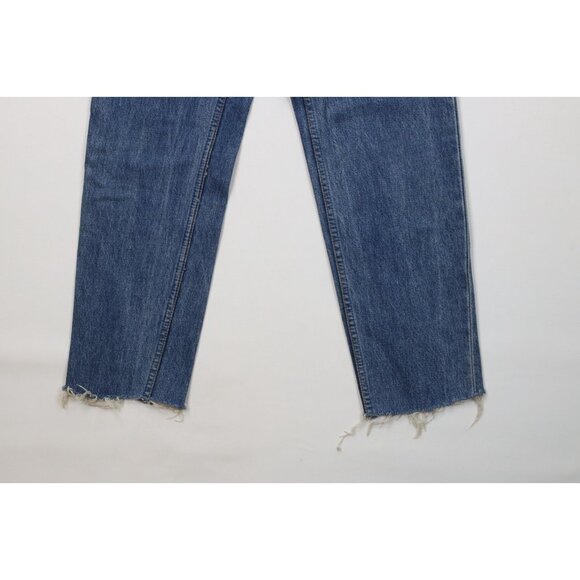 Vintage 90s Levis 901xx Womens 27 Thrashed Button Fly High Waisted Mom Jeans - Picture 5 of 15